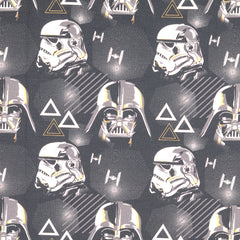 Reststück:0,95m Baumwolljersey Lizenz -Star Wars The Dark Side  - Darth Vader & Stormtrooper
