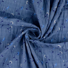 Baumwoll Slub Voile Kleine Blümchen