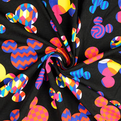 Lizenz Baumwolljersey Mickey Mouse Grafik