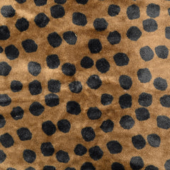 Wellnessfleece Tupfen - braun