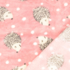 Flanell Fleece Kleine Igel