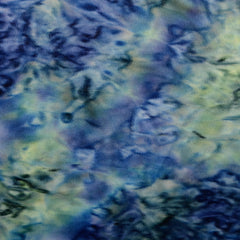 Nicky Stoff Ice Velvet Batik - 0802 grün/blau