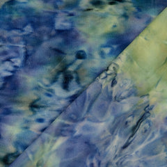 Nicky Stoff Ice Velvet Batik - 0802 grün/blau