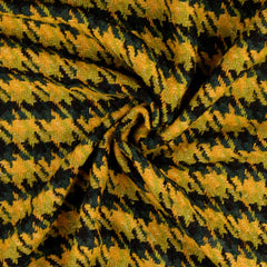 Reststück: 2,00m - Mantelstoff Hahnentritt Tweed garngefärbt