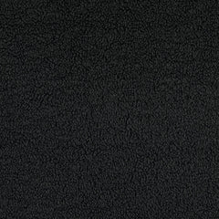 Teddyfleece mit Suedeabseite - schwarz