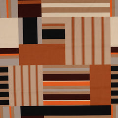 Scuba Digital Geometrisch - terracotta