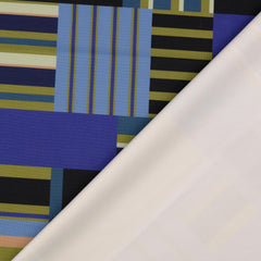 Scuba Digital Geometrisch - blau