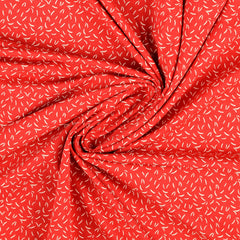 Baumwolljersey Sprinkles Red