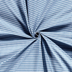 Baumwoll Cretonne Vichy Karo 5mm - 5028 jeansblau