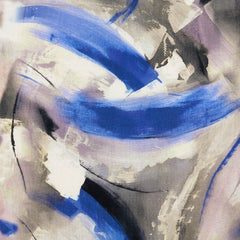 Viskosejersey Digital Brush Stroke