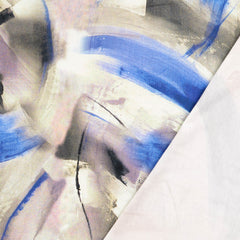Viskosejersey Digital Brush Stroke