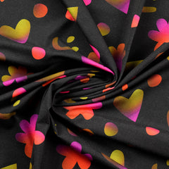 Baumwolljersey Digital Just Happy - Design 1