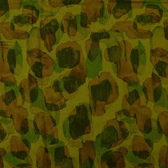 Viskose Satin Doro Dots - olivgrün