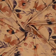 Viskosestoff Watercolor Flowers