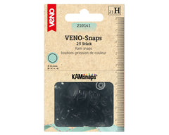 25 Snaps VENO 12,4 mm