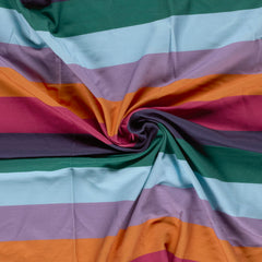 French Terry Digital Cozy Stripes