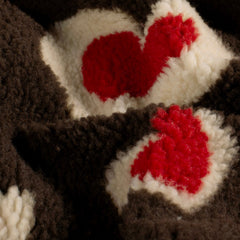 Teddy Jacquard Big Hearts