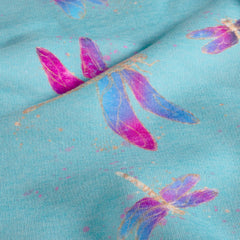 Sweatshirtstoff Libellen by Glitzerpüppi - mint