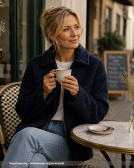 Woll Boucle Dark Blue
