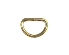 4 Halbrundringe VENO 25 mm gold - 190101