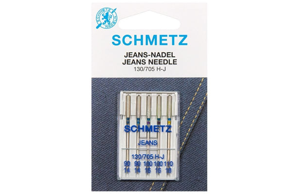 5 Nähmaschinennadeln Jeans 90/14-100/18 - 057825