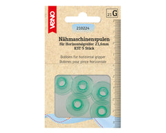 5 Nähmaschinen-Spulen für Horizontalgreifer 21,6 mm VENO - 210224