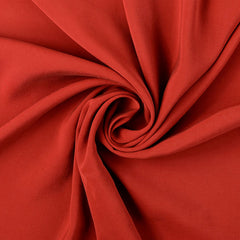 Reststück: 2,20m -Viskose Twill Alexandra uni Terrakotta