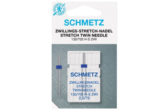 Nähmaschinennadel Zwillings-Stretch-Nadel 2,5/75