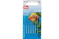 6 Sticknadeln mit Spitze PRYM No. 18-22
