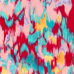 Baumwoll Satin Abstract Gradient