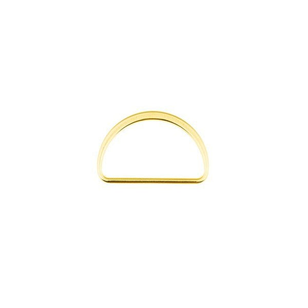 
                    Metall Halbrundring / D-Ring 40 mm - gold
                  
