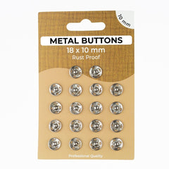Metall-Druckknöpfe 18 x 10mm