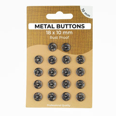 Metall-Druckknöpfe 18 x 10mm