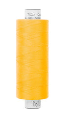 Nähgarn AMANN Troja Nr.100 - 500m gelb/orange