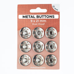 Metall-Druckknöpfe 9 x 21mm