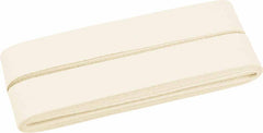 5 Meter Baumwoll-Schrägband 40/20 - weiß/grau/schwarz