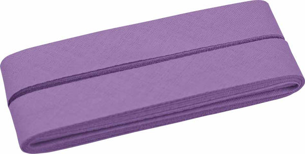 
                    5 Meter Baumwoll-Schrägband 40/20 - rot/rosa/violett - lavendel (165)
                  