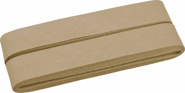 
                    5 Meter Baumwoll-Schrägband 40/20 - beige/gelb/braun - sand (883)
                  