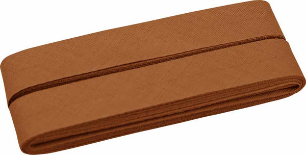5 Meter Baumwoll-Schrägband 40/20 - beige/gelb/braun - camel (973)