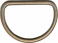 4 Halbrundringe VENO 25 mm, silber/altgold - 196974