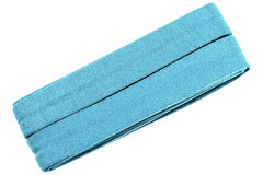 3 Meter Jersey-Schrägband 40/20 - blau