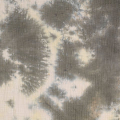 Double Gauze Musselin Batikdesign grau