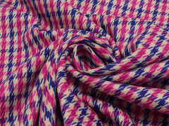 Jacquard Rayon Hahnentritt