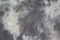 Reststück: 0,75m  Alpenfleece Tie Dye grau