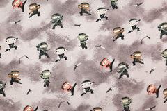 Alpenfleece Ninja Kämpfer - taupe