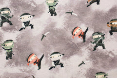 Alpenfleece Ninja Kämpfer - taupe