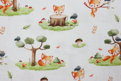 Baumwollstoff Cute Fox