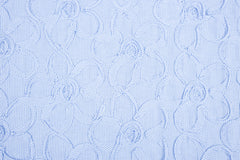 Baumwoll Mix Mini Stripe Babyblue Flower