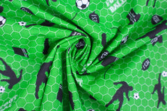 Baumwollstoff Fußball