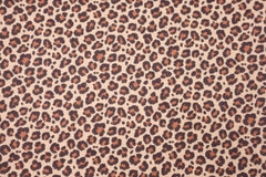 Baumwollstoff Leo Look dunkel beige